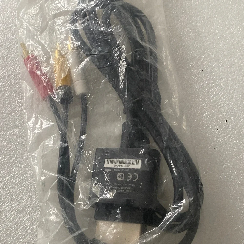 Black Audio Video Cable Sony PlayStation Cable for Console Accessories, new